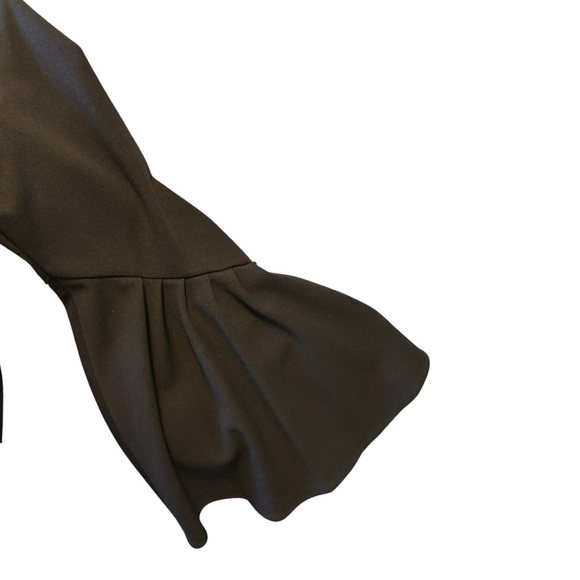 Adrianna Papell Black Bell Sleeve Sheath Dress | Size 10 Regular - Picture 10 of 16